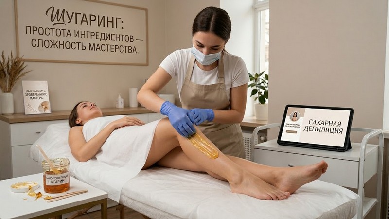 сахарная депиляция