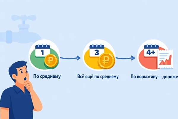 Не передали показания счётчика воды: чем это обернётся и как исправить