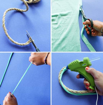Как сделать коврик из бечевки своими руками