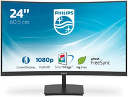 Обзор Philips 241E1SC: недорогой монитор с изогнутой VA-матрицей